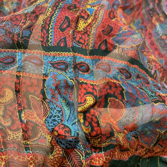 Vintage silk skirt by The Silk Farm 100% silk, can not find skirts like this - Picture 3 of 5